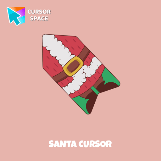 Santa cursor arrow cursor
